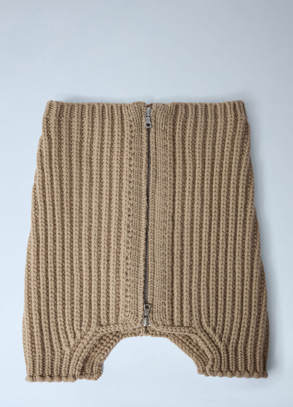 Dries Van Noten Zip-Up Scarf Beige dvn0162022